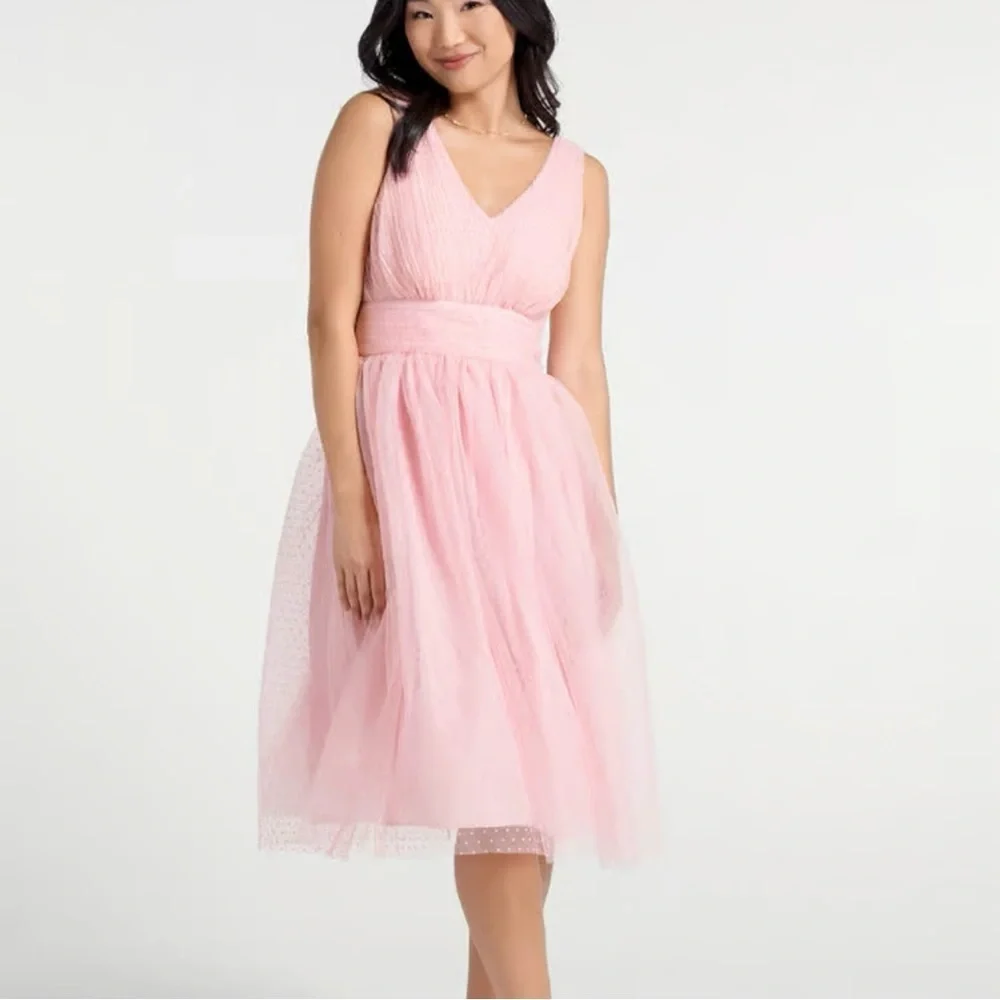 bridesmaid dresses modcloth Yellow sweetheart tulle lace long prom dress, lace formal dress – shdress main image 1
